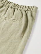 BOGLIOLI - Slim-Fit Linen Suit Trousers - Green