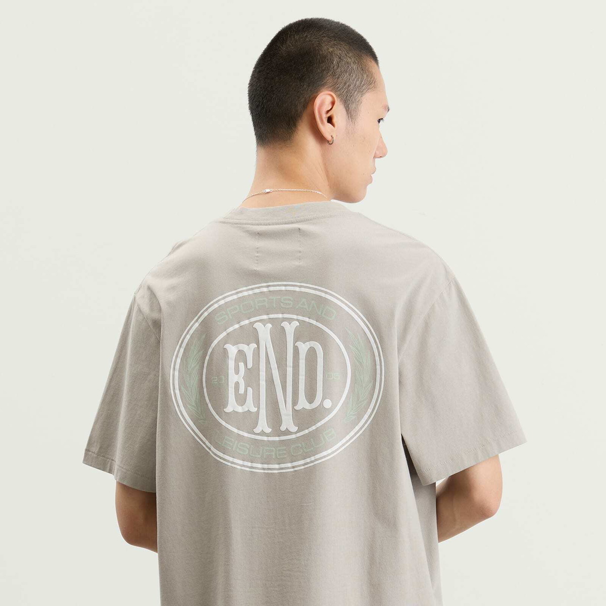END. Leisure T-Shirt in Ash Grey