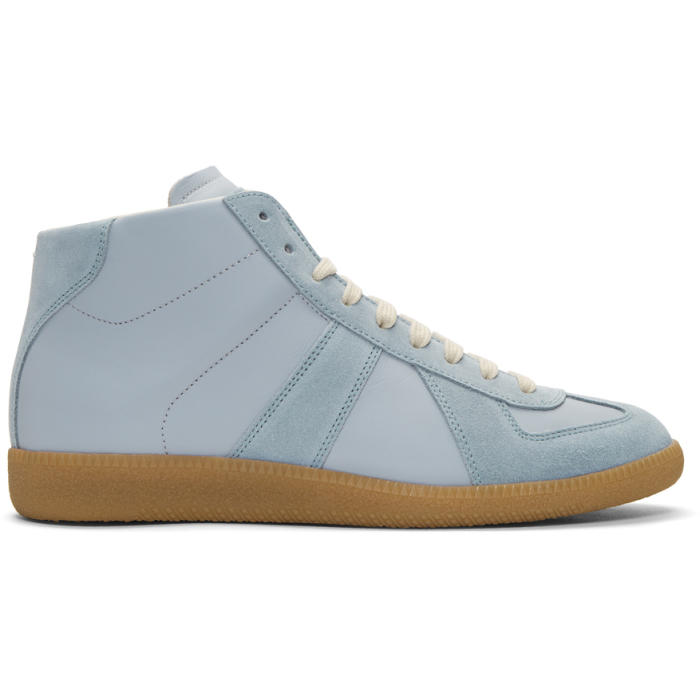 Photo: Maison Margiela Blue Replica Sneakers