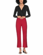 Manila Grace Womens Jeans in Red