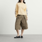 Bene Culture Worldwide Thermal Long Sleeve T-Shirt in Cream