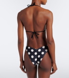 Montce Lulu polka-dot bikini bottoms