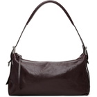 LEMAIRE Burgundy Belted Baguette Bag
