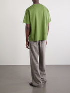 BODE - Logo-Appliquéd Cotton-Jersey T-Shirt - Green