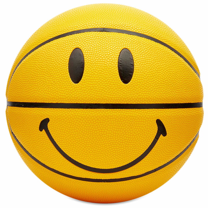 Photo: MARKET Men's Smiley Basketball in Yellow