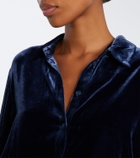 Asceno London velvet shirt
