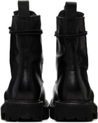 A DICIANNOVEVENTITRE Black Octa Combat Boots