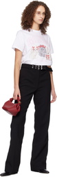 GANNI Black Belted Trousers