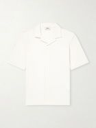Altea - Jean Camp-Collar Cotton-Piqué Shirt - Neutrals