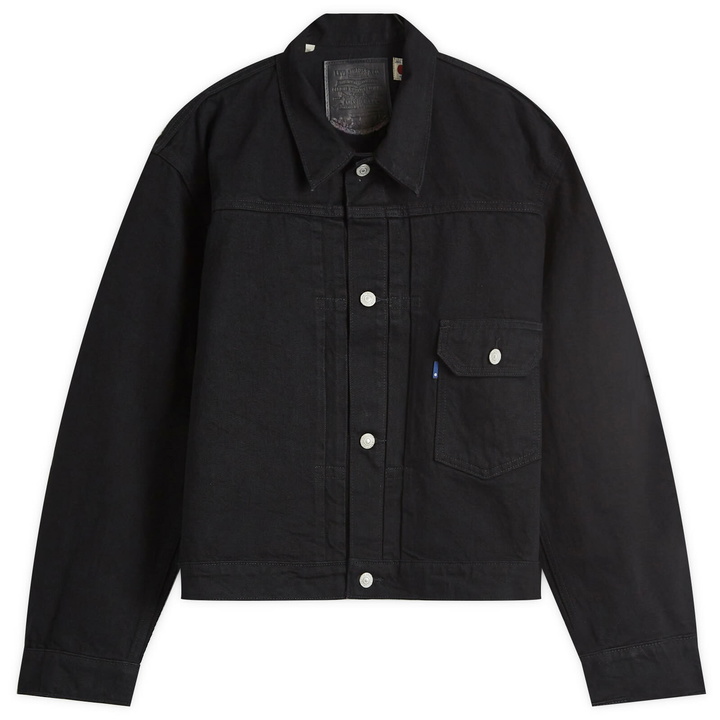 Photo: Levi's Men's Levis MIJ Type I Denim Jacket in Greaser Black