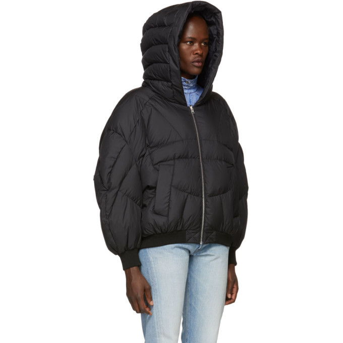 Chen Peng Black Down Double Layer Track Jacket