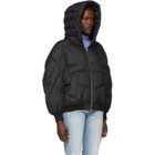Chen Peng Black Down Double Layer Track Jacket