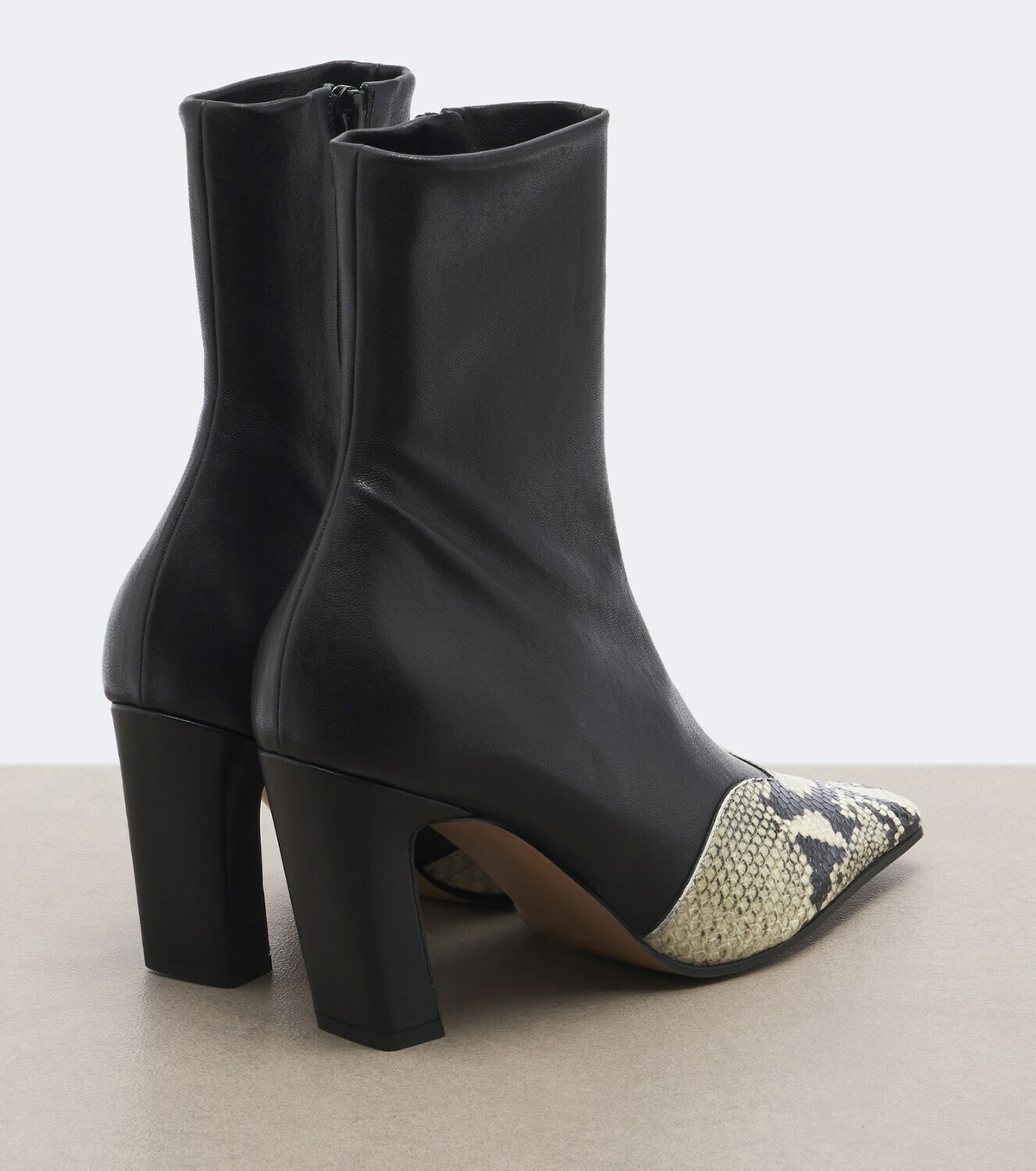 Khaite Nevada leather ankle boots