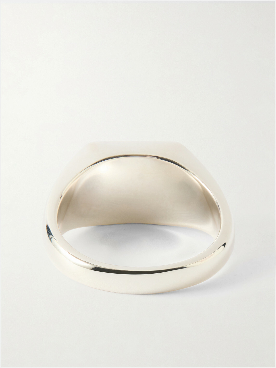 Mikia - Rectangle Sterling Silver Malachite Ring - Green