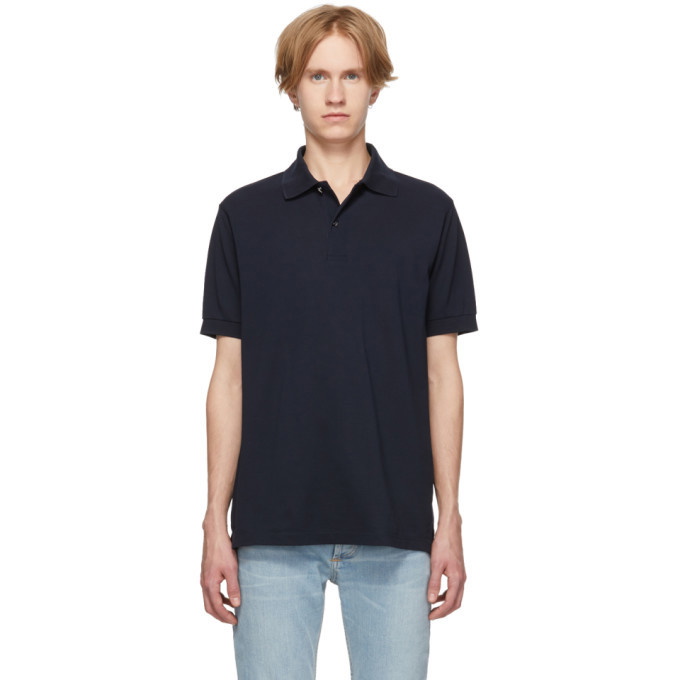 Photo: Paul Smith Navy Charm Button Polo