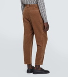 Giorgio Armani Wool-blend corduroy tapered pants