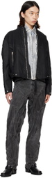 Juntae Kim Black Shell Trousers