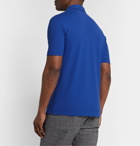 Incotex - Ice Cotton-Jersey Polo Shirt - Blue