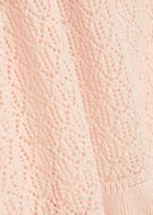 Ganni Pointelle Knit top Light Pink