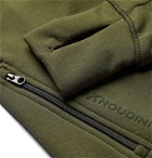 Houdini - Mono Air Houdi Slim-Fit Polartec Stretch-Fleece Hooded Ski Base Layer - Green