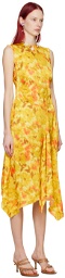 Acne Studios Yellow Sleeveless Midi Dress