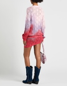 Laneus Womens Sweater in Pink