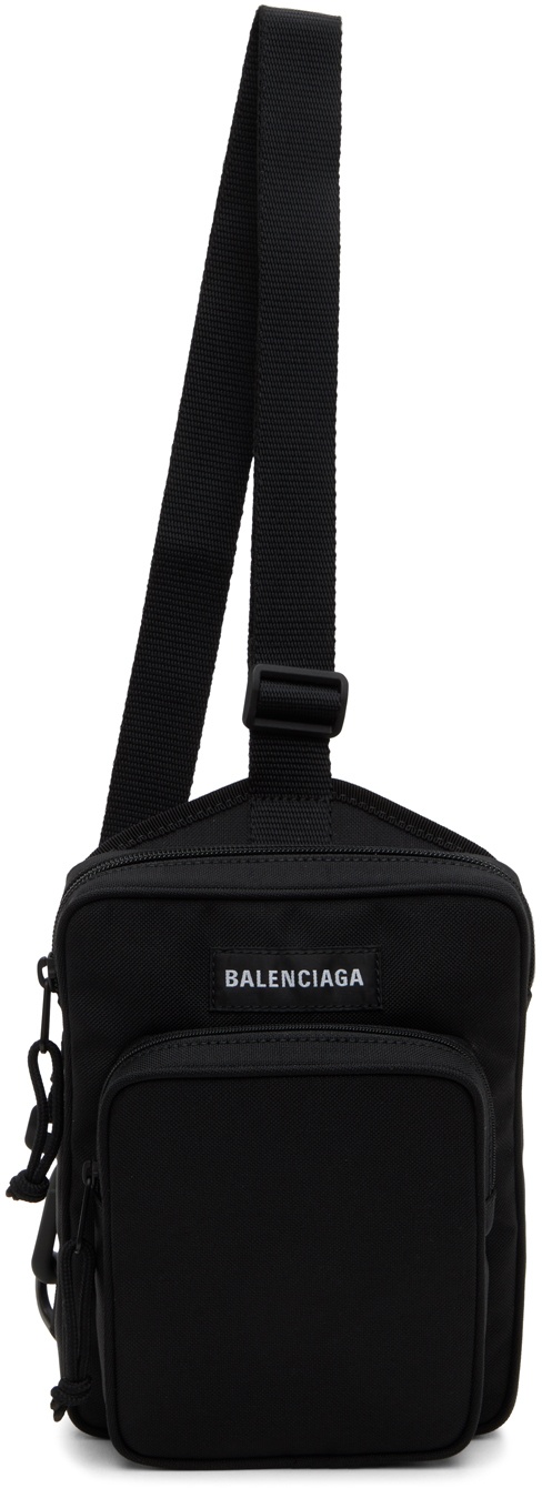 Photo: Balenciaga Black Explorer Messenger Bag