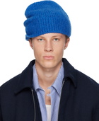 Dries Van Noten Blue Alpaca Blend Beanie