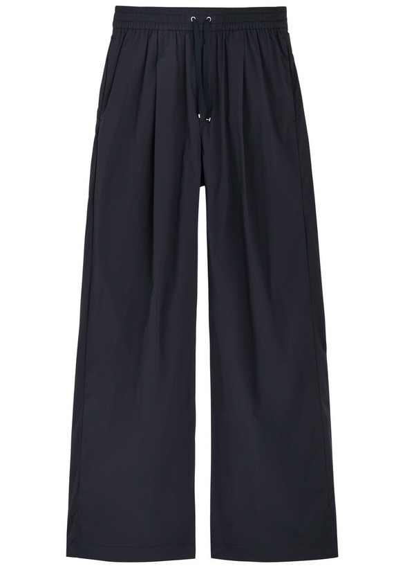 Photo: Herno Wide-leg Stretch-nylon Trousers Navy