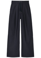 Herno Wide-leg Stretch-nylon Trousers Navy