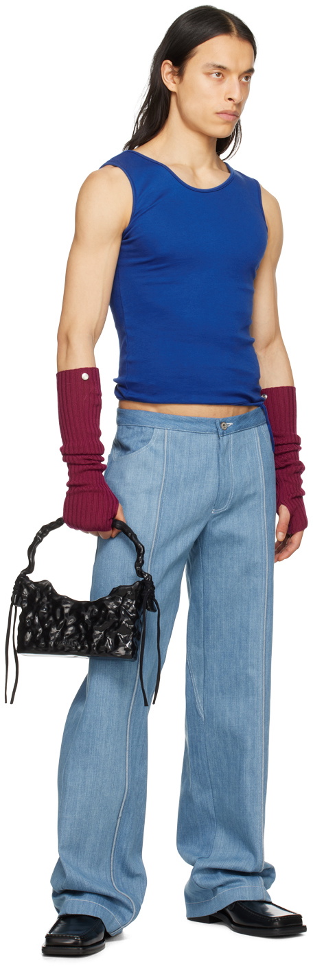 Mainline:RUS/Fr.CA/DE Blue Eshaan Tank Top