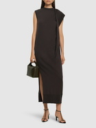 STELLA MCCARTNEY Draped Knit Long Dress