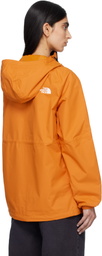 The North Face Orange Antora Rain Hoodie Jacket