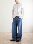 ssstein - Deformation Panelled Wide-Leg Jeans - Blue