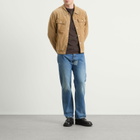 MM6 Maison Margiela Men's Cotton Coated Trucker Jacket in Sand