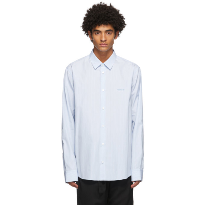 OAMC Blue Micro Striped Shirt OAMC