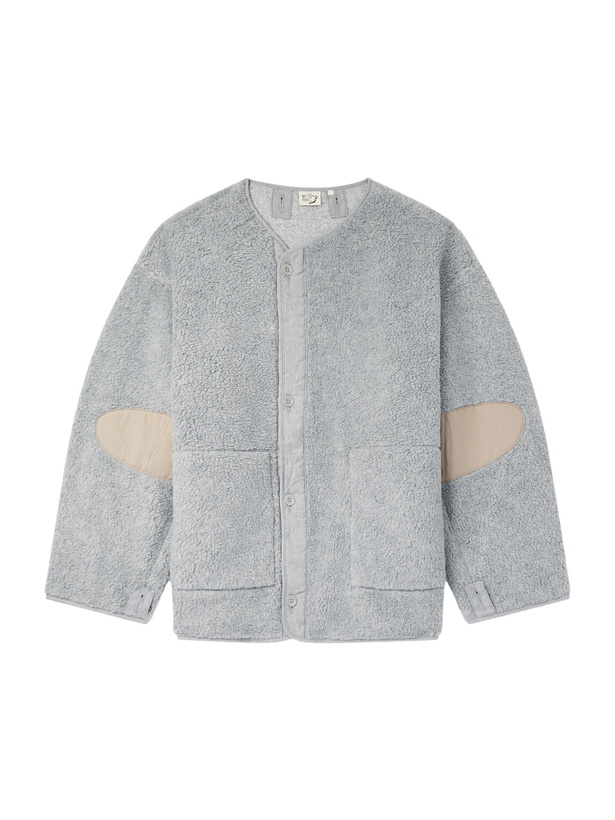 Photo: OrSlow - M-65 Shell-Trimmed Fleece Coat Liner - Gray