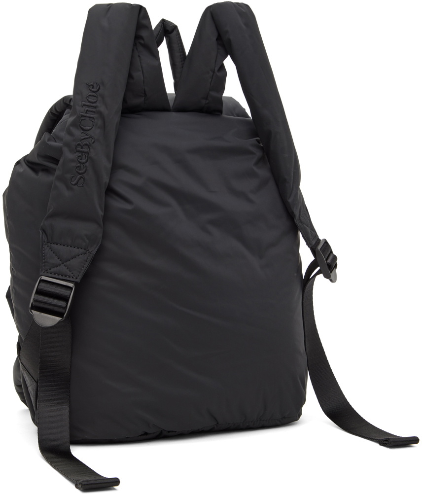 See by Chloé Black Joy Rider Backpack
