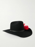 Willy Chavarria - Appliquéd Wool-Felt Fedora