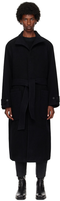 Photo: LE17SEPTEMBRE Black High Neck Coat