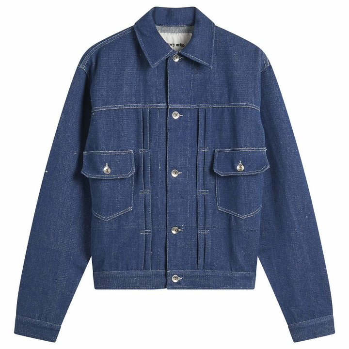 Photo: Story mfg. Women's Tuesday Jacket in Handloom Selvedge Denim