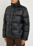 Polo Ralph Lauren Padded Hooded Nylon Jacket Black