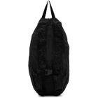 Stone Island Black Nylon Metal Watro Ripstop Packable Backpack