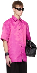 Dries Van Noten Purple Buttoned Shirt