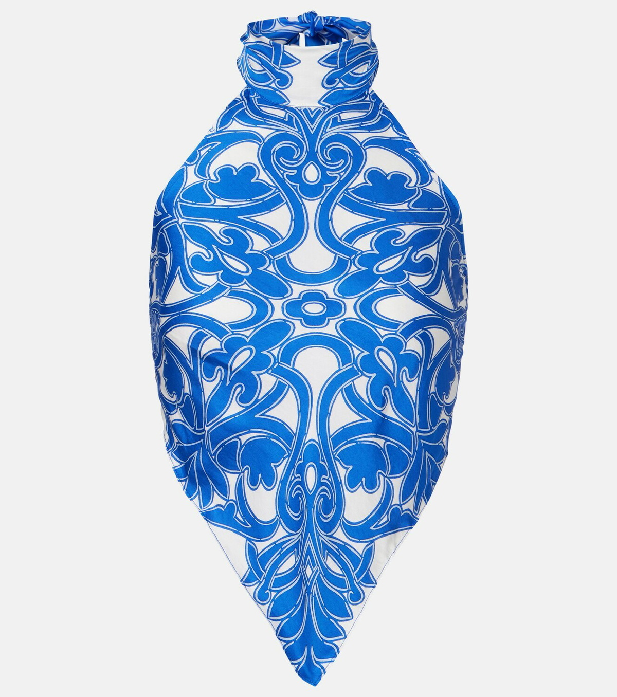 Poupette St Barth Guilia printed halterneck top