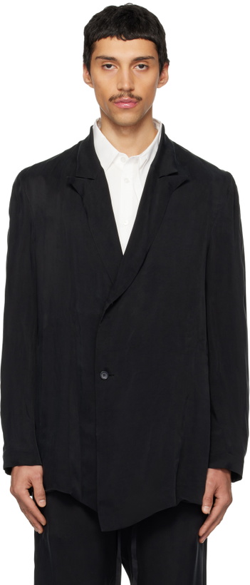 Photo: POST ARCHIVE FACTION (PAF) Black Drifter Double Blazer