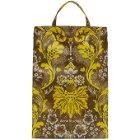 Acne Studios Brown and Yellow Floral Print Tote