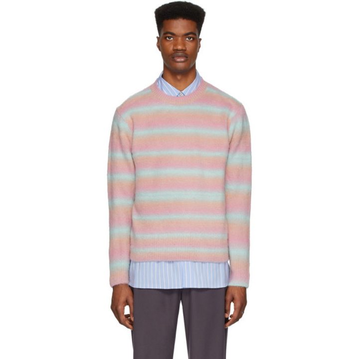 Photo: Andersson Bell Pink Brushed Striped Sweater
