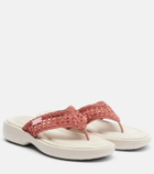 Chloé La Poolette crochet thong sandals