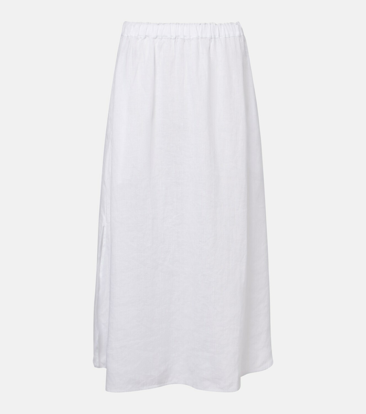 Velvet Virginia linen midi skirt